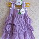 Baby dress with headband 'lilac'. Childrens Dress. Galina-Malina (galina-malina). Online shopping on My Livemaster.  Фото №2