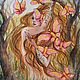 Картина, фентези "Омоложение кленовым мотыльком". Картины. Yulia-luana-art. Ярмарка Мастеров.  Фото №9