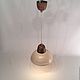 Ceramic lamp with a deep shade (white-brown). Lampshades. Light Ceramics RUS (svetkeramika). My Livemaster. Фото №5