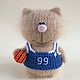 Kitten Basketball Player, a gift to an athlete and a basketball player, Souvenirs by profession, Moscow,  Фото №1