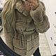 Заказать Шуба из натурального меха шиншиллы рекс, бобрика. Маша (MariaMariaFurs). Ярмарка Мастеров. . Шубы Фото №3