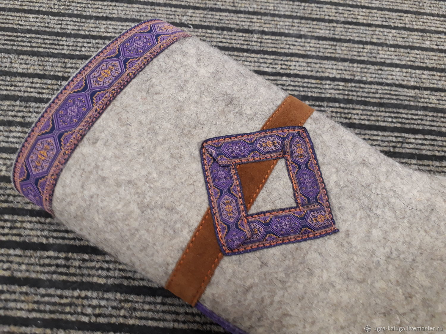 Винтаж: Сапоги войлочные женские - валенки - ромбы в интернет-магазине ...