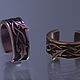 Kaffy: Titanium cuff with holly leaves. Cuff Earrings. Ringlin's shop. Online shopping on My Livemaster.  Фото №2