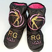 Обувь ручной работы handmade. Livemaster - original item Warm-up shoes for gymnasts. Handmade.