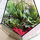 The Floriana with artificial succulents. The dodecahedron with succulents. Plants. Glass Flowers. My Livemaster. Фото №6