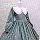 Заказать Платье " Moncher" принт Цветы на туманно - зеленом. Little___dress. Ярмарка Мастеров. . Платье Фото №3