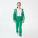 Детский спортивный костюм летний зеленый для девочки, для мальчика. Спортивный костюм. LIL'ONE Одежда для детей. Ярмарка Мастеров.  Фото №4