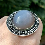 Украшения handmade. Livemaster - original item Ring silver. Silver ring. Ring with chalcedony.. Handmade.