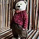 Мишка Тедди ручная работа. Игрушки. Ольга(Teddy Bear BOS). Интернет-магазин Ярмарка Мастеров.  Фото №2