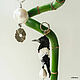 Asymmetric earrings 'Magpie'. Earrings. Coffeelena. My Livemaster. Фото №6
