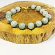 Bracelet 'Saxifrage' (gray-green quartz). Bead bracelet. Selberiya shop. My Livemaster. Фото №6