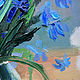 Oil painting Heavenly Scilla. Pictures. Dubinina Ksenya. My Livemaster. Фото №4