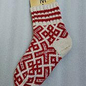 Аксессуары handmade. Livemaster - original item Copy of Men`s socks with Nordic pattern. Handmade.