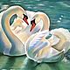 Картина с лебедями "Лебединая нежность" Пара лебедей. Лебеди, Картины, Самара,  Фото №1