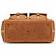 Equipamiento de bolsa de viaje 'baltimore' (marrón campo). Travel bag. Russian leather Guild. Ярмарка Мастеров.  Фото №6