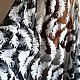 The rest! embroidery on mesh. White feathers in the night, Fabric, Kurganinsk,  Фото №1