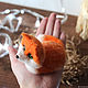 Лисенок пухлик. Мягкие игрушки. ToysMari (handmademari). Ярмарка Мастеров.  Фото №4