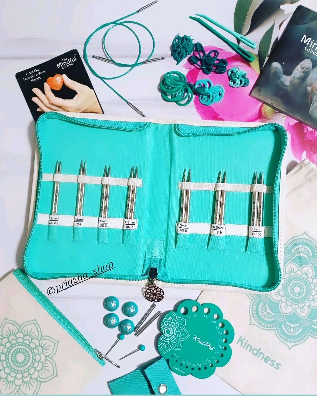 Набор съёмных укороченных спиц "Kindness" от Knitpro купить в интернет ...