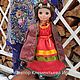 Кукла Эсна фабрики весна в традиционном Семейском костюме, Народная кукла, Улан-Удэ,  Фото №1