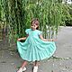 Платье девочке из муслина с буфами на кокетке, Платье, Волгодонск,  Фото №1