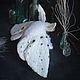 Moth textile ' White'. Stuffed Toys. Secret Jar. My Livemaster. Фото №4