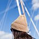 Caramel / beige merino wool hat, Caps, St. Petersburg,  Фото №1
