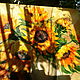  Sunflowers in a vase. Oil. canvas. Original. Pictures. Valeria Akulova ART. Online shopping on My Livemaster.  Фото №2