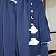 Skirt Navy blue boho. Skirts. MartAnas (martanas). Online shopping on My Livemaster.  Фото №2