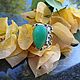 Кольцо с хризопразом. Кольца. Karma-jewelry. Ярмарка Мастеров.  Фото №4