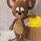Amigurumi muñecas y juguetes: Jerry el ratón, Amigurumi dolls and toys, Tambov,  Фото №1