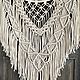 Ловец снов макраме. Панно макраме. Love.macrame.decor. Ярмарка Мастеров.  Фото №4