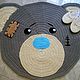 Children's rug, knotted cord Teddy Bear, Floor mats, Kabardinka,  Фото №1
