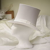 Свадебный салон handmade. Livemaster - original item Wedding women`s top hat with veil. Handmade.