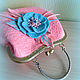 Bag with clasp: Coral handbag ' Mac', Clasp Bag, Votkinsk,  Фото №1