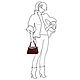 Кожаная сумка "Строгая кокетка" вишнёвого цвета. Классическая сумка. Кожаные сумки ALSWA. Ярмарка Мастеров.  Фото №4