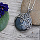 Pendant with agate and silver 925. Pendants. Galina Melikhova. Online shopping on My Livemaster.  Фото №2