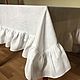 White linen tablecloth ' Linen Provence'. Tablecloths. Linen fantasy. Online shopping on My Livemaster.  Фото №2