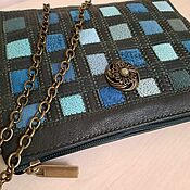 Сумки и аксессуары handmade. Livemaster - original item Handbag on a chain, small handbag, crossbody turquoise, 289. Handmade.