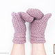 Knitted mittens made of merino/cashmere/alpaca. Mittens. Knitwear shop Fairy Tale by Irina. Online shopping on My Livemaster.  Фото №2
