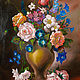 Картина маслом Голландский Букет с васильками, Картины, Моршанск,  Фото №1