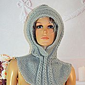 Аксессуары handmade. Livemaster - original item Knitted hood,any female head size.. Handmade.
