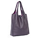 Bag Leather Bag Bag Shopping Bag Shopper T Shirt Medium Purple. Sacks. BagsByKaterinaKlestova (kklestova). Online shopping on My Livemaster.  Фото №2