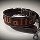 Personalized dog collar made of genuine leather, leather collar. Dog - Collars. AshotCraft. Online shopping on My Livemaster.  Фото №2