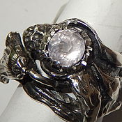 "Гаруда"авторское серебряное кольцо