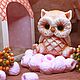 Handmade soap 'Owl Hoba on a raspberry rug'. Soap. Nina Rogacheva 'North toy'. Online shopping on My Livemaster.  Фото №2