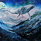 Whale migration. Oil painting 30/40. Pictures. Fleurdelys-art. Online shopping on My Livemaster.  Фото №2