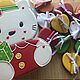 Пряничная шкатулка с сердечками- пожеланиями «Hello Kitty”. Набор пряников. Семь пряников sem_pryanikov (sempryanikov). Интернет-магазин Ярмарка Мастеров.  Фото №2