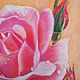  ' Pink Rose' pastel painting. Pictures. flamemilady. My Livemaster. Фото №6