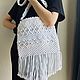 Заказать Макраме сумка, сумка макраме. Macrame in heart. Ярмарка Мастеров. . Сумка через плечо Фото №3