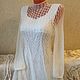 Order Handmade lace dress 'Snowflake'. hand knitting from Galina Akhmedova. Livemaster. . Dresses Фото №3